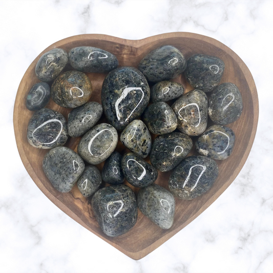 Larvikite tumbled